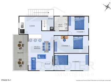 Appartement de 3 Chambres