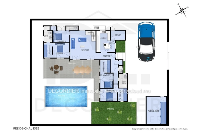 A Spacious House with a Swimming Pool in Saint-Antoine