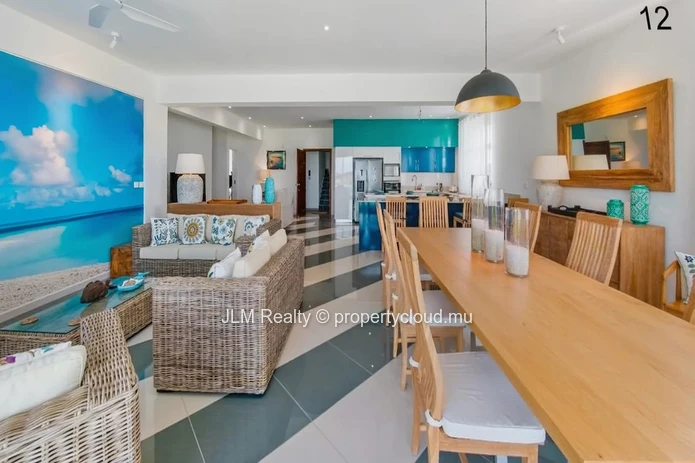 Penthouse avec vue mer et accès plage – Trou d’Eau Douce, Île Maurice