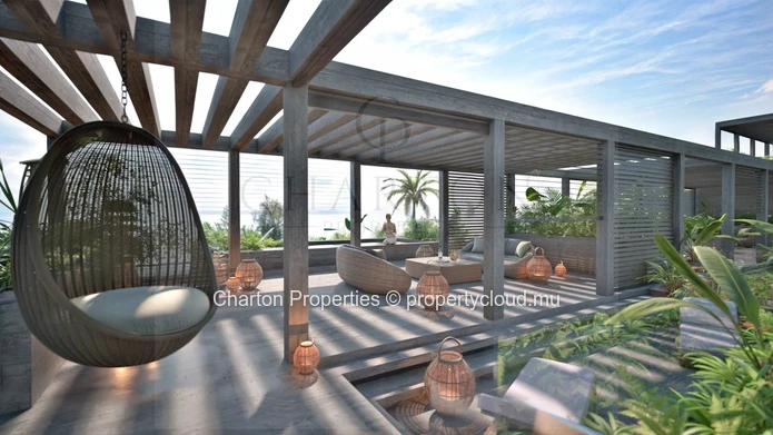 3-bedroom en suite apartment with unobstructed lagoon view in Roches Noires