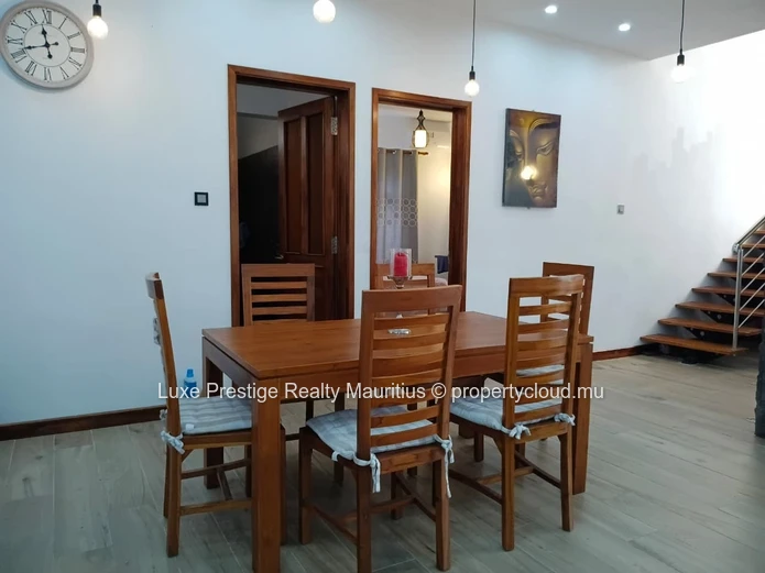 Furnished 4-bedroom duplex villa for long-term rent in Trou aux Biches  Rs 55,000 per month