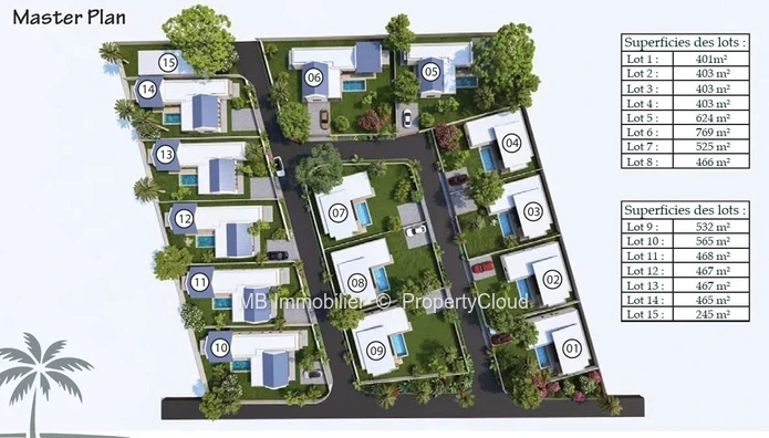 Projet - Vila à vendre à Grand Baie