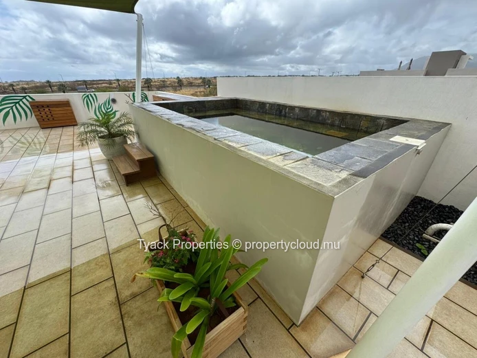 Penthouse for Sale in Flic en Flac with Rooftop Jacuzzi