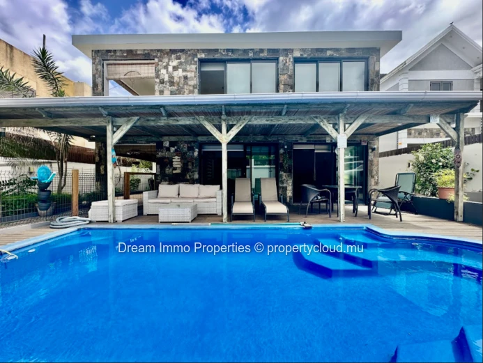 Sublime Villa 3Ch Avec Toit Terrasse & Vue Mer A Flic En Flac – Ile Maurice