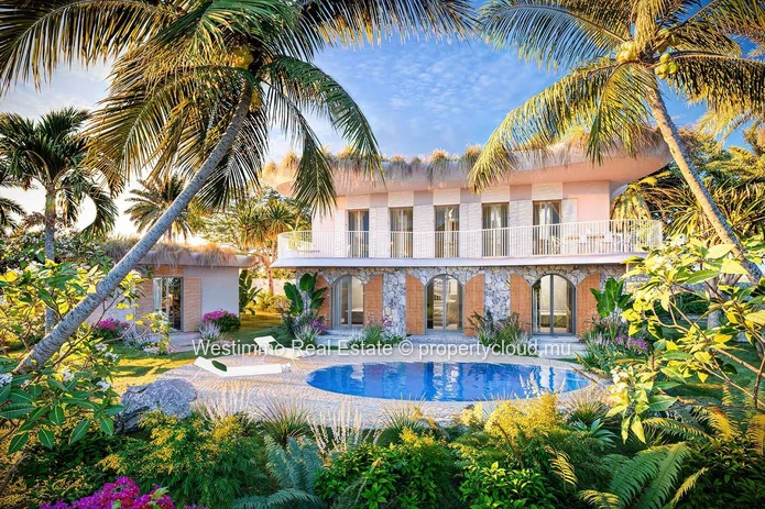 Bioclimatic villa with 3 bedrooms and a pool in Baie du Cap