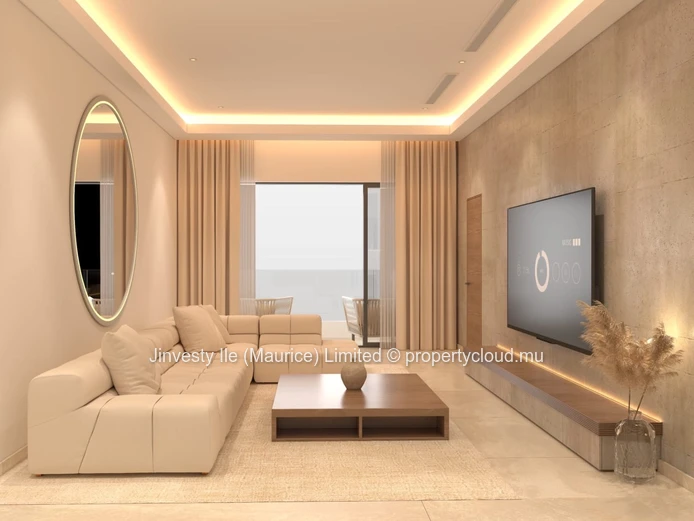 JINVESTY MAURITIUS : 3-bedroom ensuite penthouse with private pool in Mont Choisy | Palm Prestige