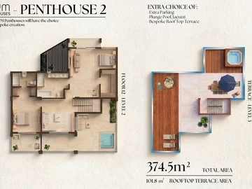 Appartement de 3 Chambres