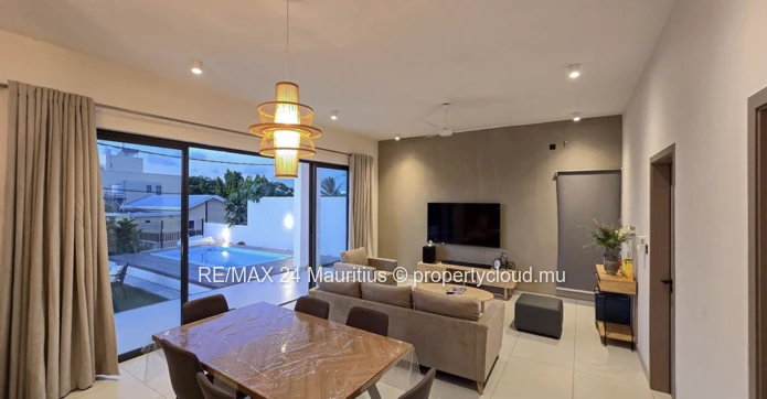 Fully Furnished 3-Bed Villa with a Private Pool | Near the Beach | Cap Malheureux