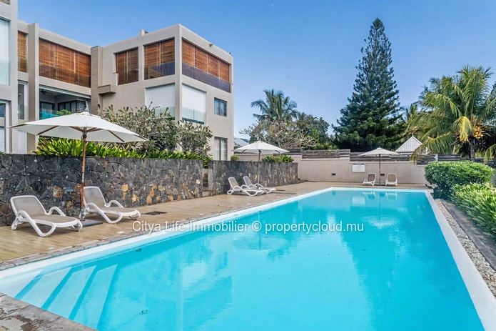 Appartement meublé 3 chambres avec piscine à Pointe aux Biches