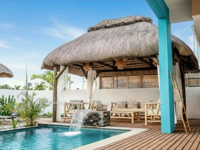 Modern 3-Bedroom Villa for Rent in Chemin Moulin Cassé, Grand Baie | Private Pool, Large Terrace & Garden