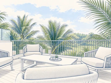 Penthouse de 2 Chambres