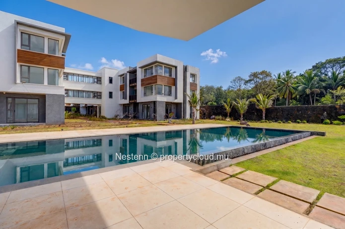 3-bedroom apartment in a seaside residence.