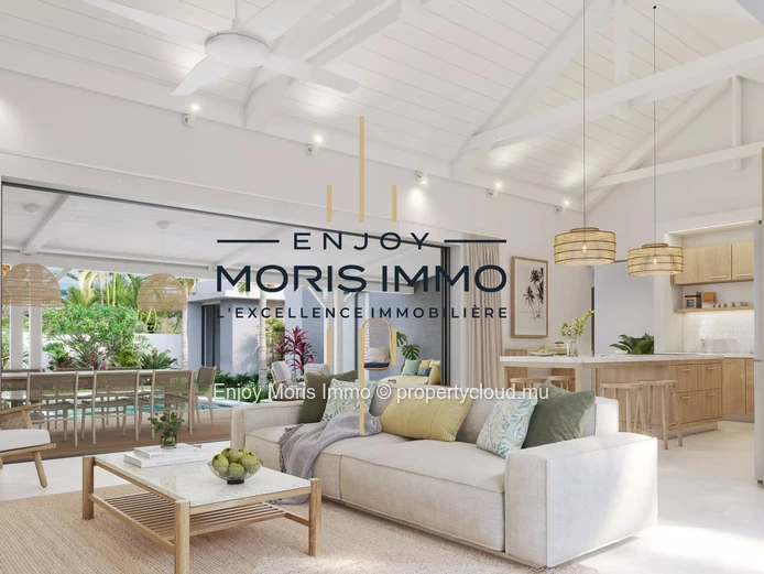Modern 3-bedroom villa with pool in Petit Raffray