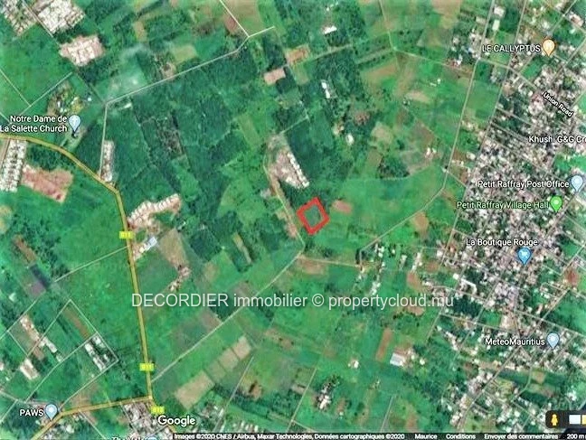 For sale agricultural land of 6605.56 m² (1.5 acres) at Mare Sèche - Grand Bay, Route de la Salette