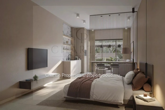 2-bedroom apartment in the heart of Péreybère, just steps from the lagoon