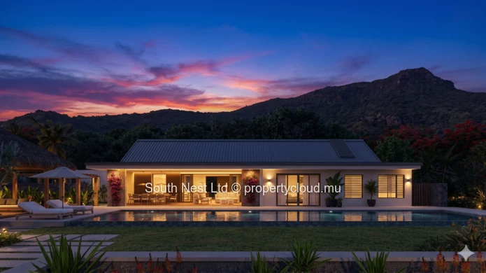Villa d'architecte de luxe à vendre à Tamarin | Vie exclusive sur la côte ouest