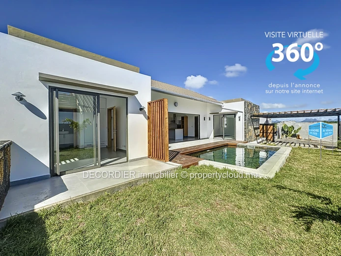Modern single-storey villa with a private pool