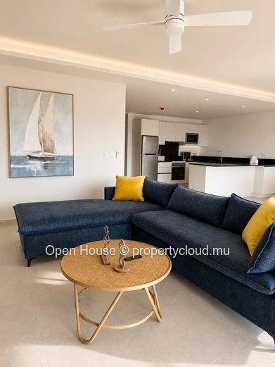 Furnished 3-Bedroom Townhouse with Pool in Grand Gaube