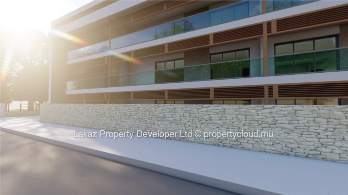 Modern Off-Plan Apartment with Roof-Deck Pool in Pereybere