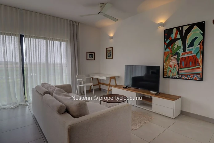 Modern 2-bedroom apartment in Moka , fully equipped kitchen, air conditioning, and close to amenities.