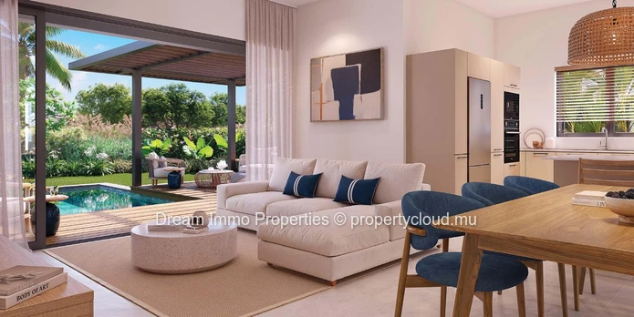 Belles Villas Modernes 3 Chambres Dans Une Residence Accès Plage, Golf & Hôtel – Ile Maurice