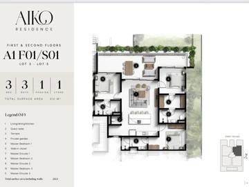 Appartement de 3 Chambres