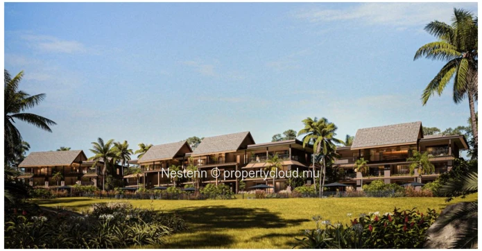 3-bedroom villa with pool and beach access