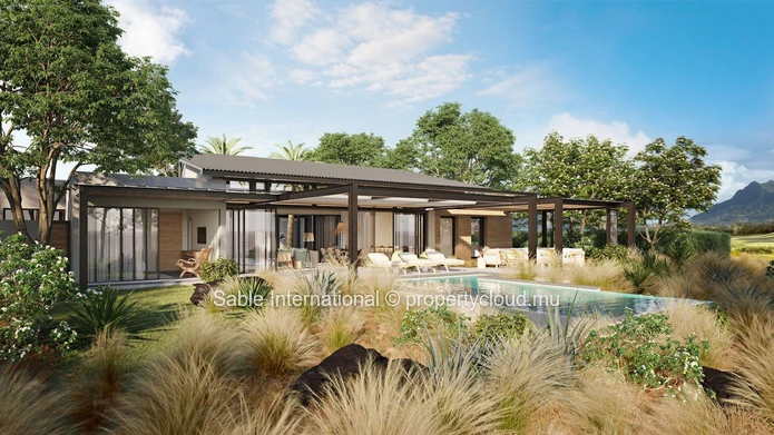 Villa Smart City à vendre à Tamarin, Rivière Noire. 401m² hab. 2101m² terrain