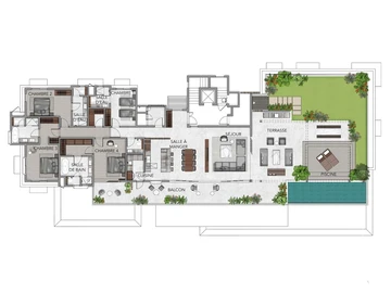 4 Bedroom Apartment