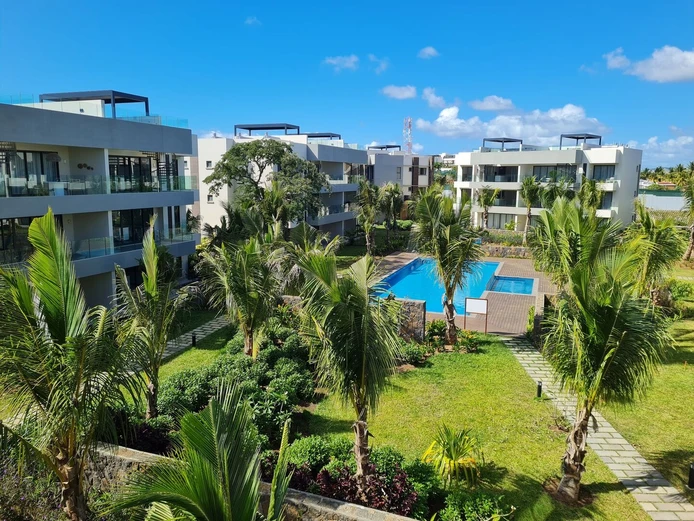 Beautifully Appointed 2-Bedroom Penthouse with Private Rooftop Pool for Sale in Pointe aux Canonniers