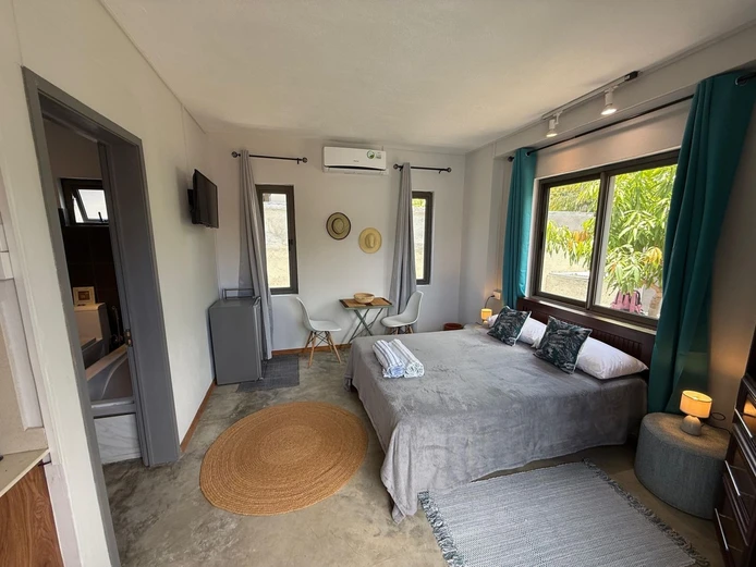 Furnished studio for rent in La Gaulette, Black River. 22m² area, sea and mountain views, close to amenities. Rs 30,0...