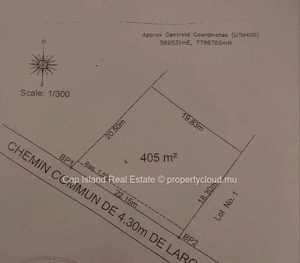 Residential Land for Sale – Grand Gaube, Tagore Road