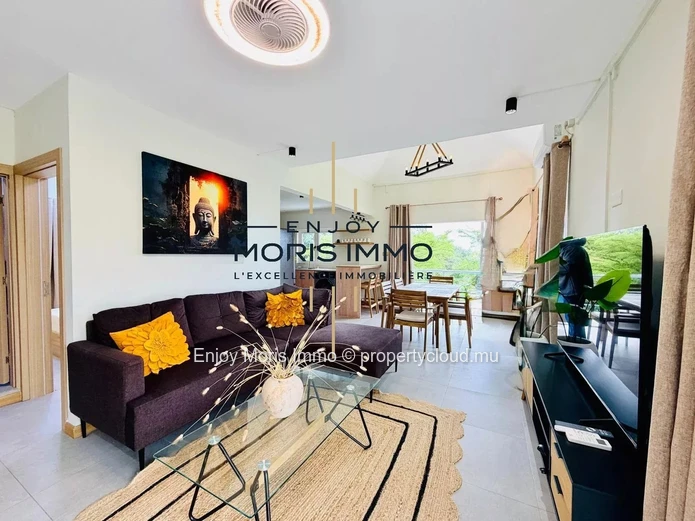 3-Bedroom Furnished Apartment for Rent in Calodyne – Mauritius | Shared Pool | Walking Distance to the Beach