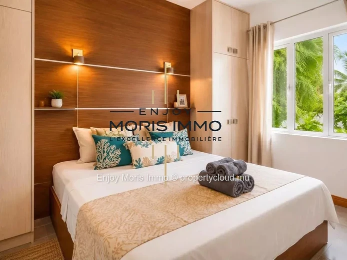 Contemporary 2-Bedroom Apartment by the Sea - For Rent in Bain Boeuf