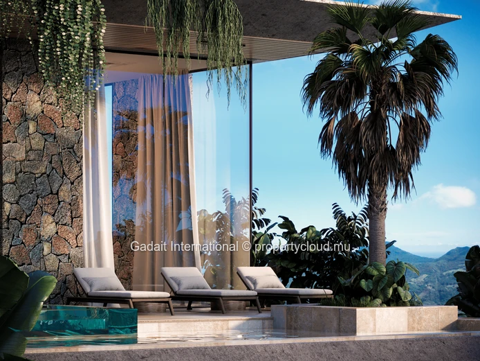 Luxueuse villa avec vue mer, golf, spa et services personnalisés à Bel Ombre, île Maurice