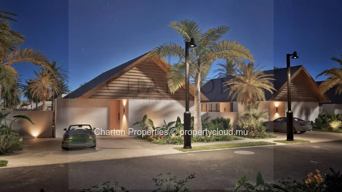 Contemporary 2-bedroom villa with private pool in Pointe d'Esny