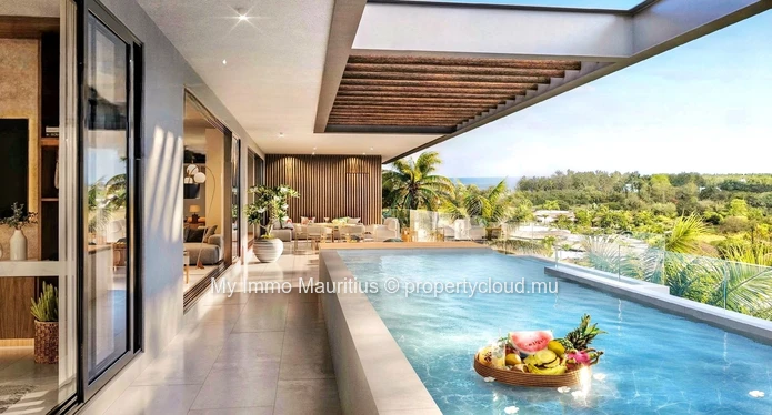 Exceptional penthouse in Pointe aux Biches - Top floor with private pool