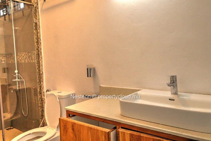 Modern duplex apartment in Curepipe 2 bedrooms 2 bathrooms separate kitchen balcony carport good condition close to a...