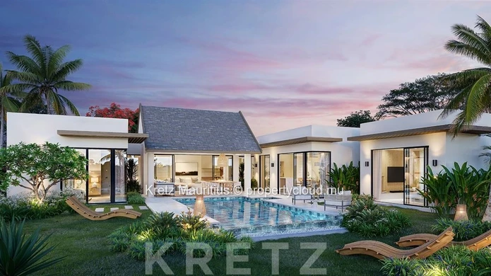 Villa contemporaine - l'art de vivre tropical