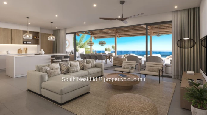 Beachfront ground floor big apartment available to foreigners 