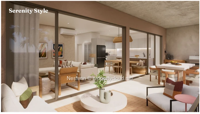 Modern 1-bedroom apartment with sea access