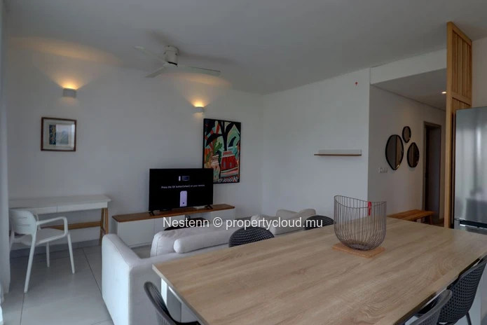 Modern 2-bedroom apartment in Moka , fully equipped kitchen, air conditioning, and close to amenities.