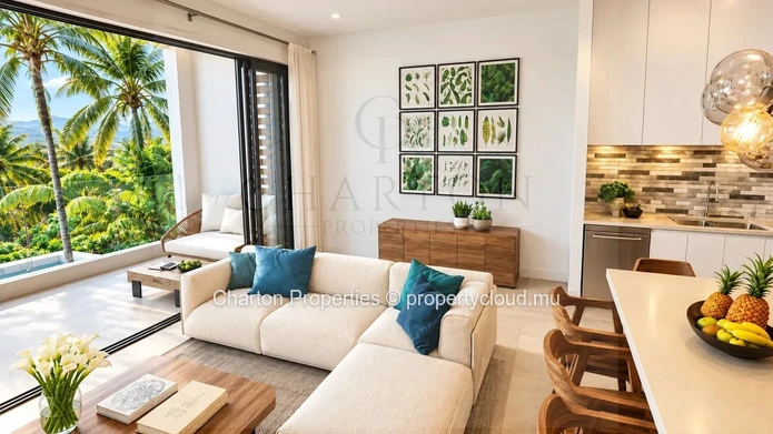Appartement 3 chambres - L’élégance tropicale à quelques pas du lagon de Bain-Bœuf