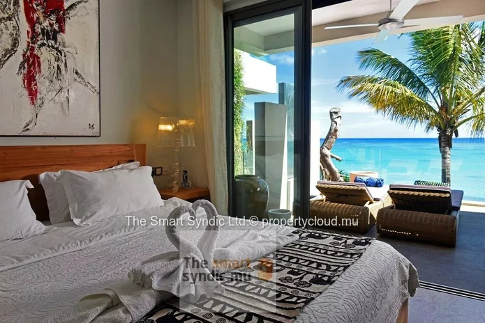 Beachfront apartment for sale.
