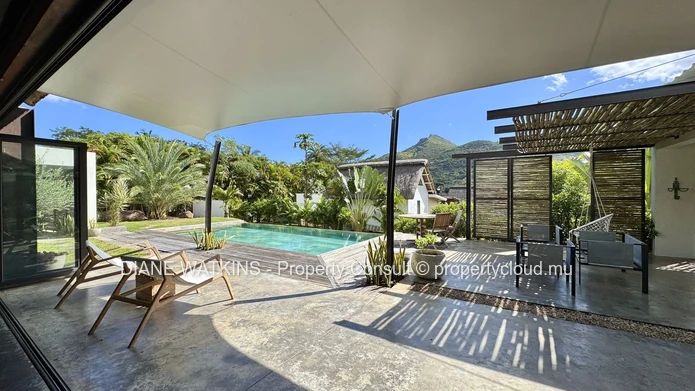 Authentic 4-Bedroom Villa for Rent in Black River with Private Pool and La Tourelle Mountain Views